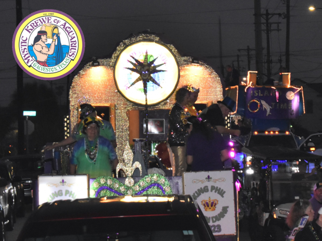 Ride the Fat Tuesday Parade MYSTIC KREWE OF AQUARIUS